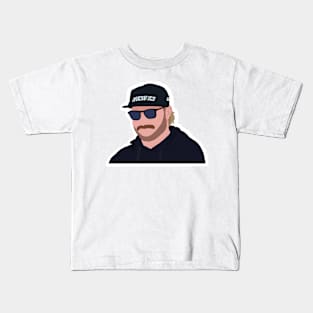 Valtteri Bottas for Alfa Romeo arriving at the 2023 Australian Grand Prix Kids T-Shirt